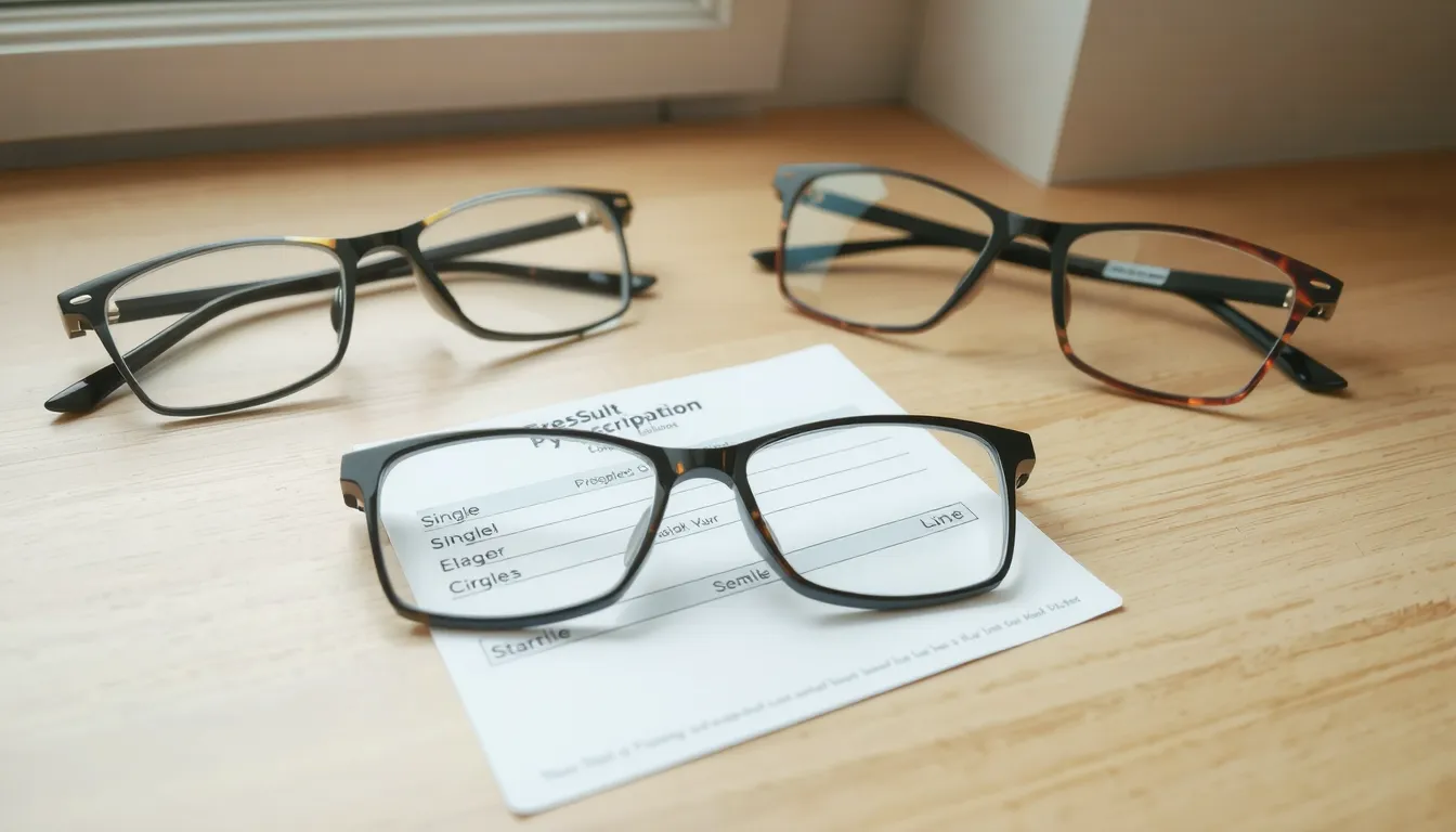 2 paires de lunettes ou verres progressifs