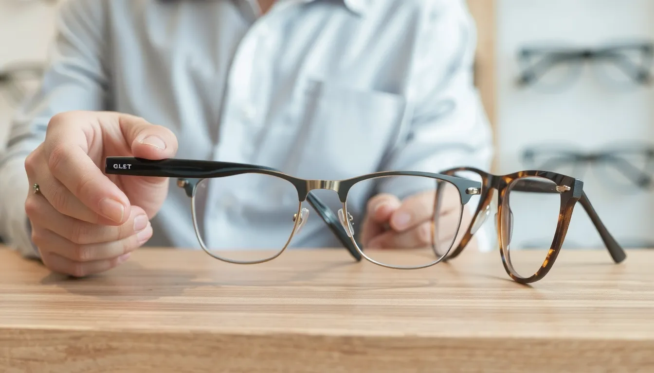 matiere des lunettes