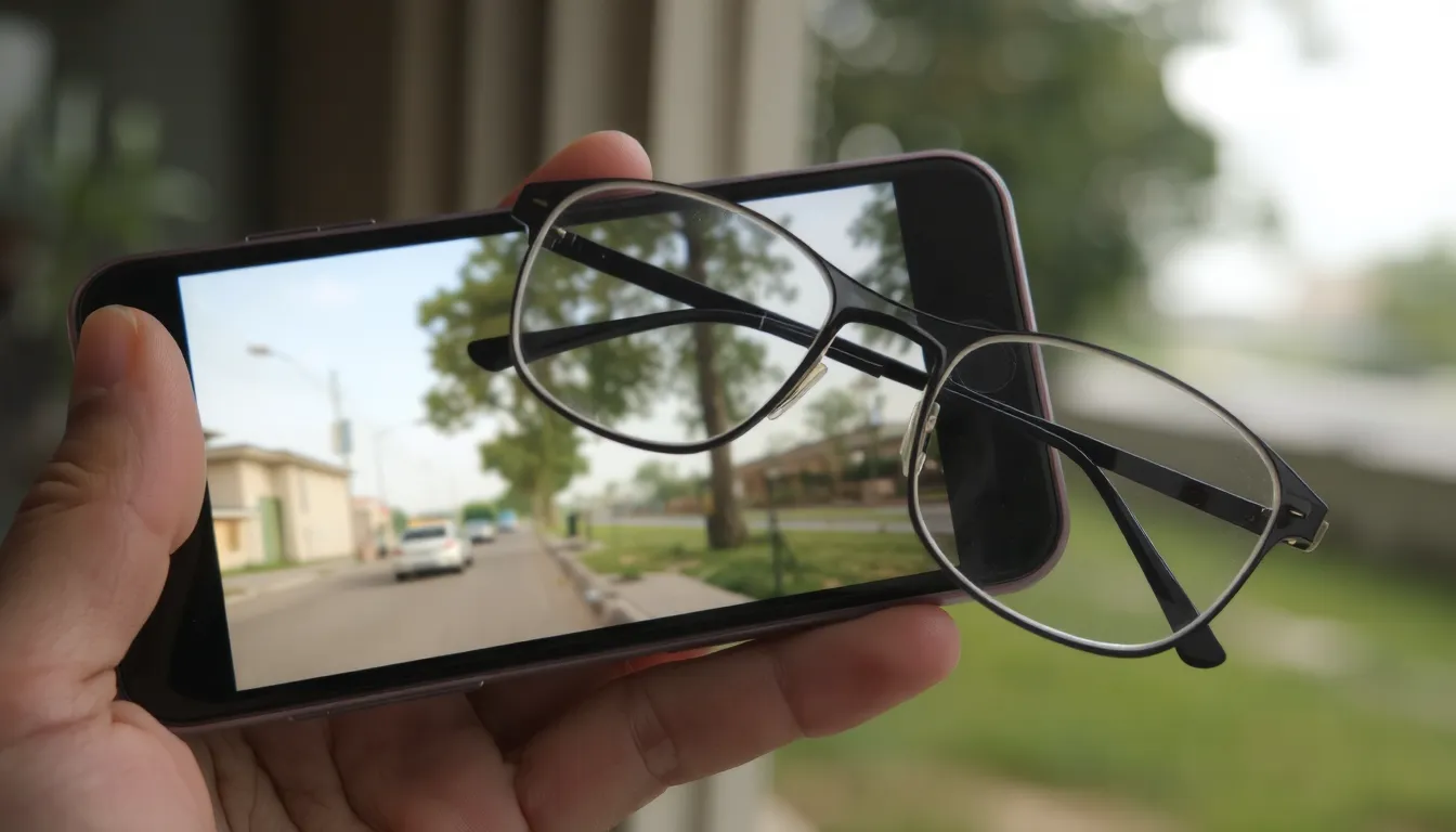 vision myopie simulation