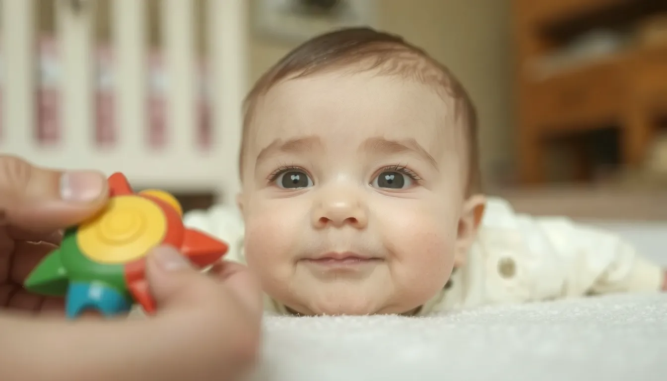 vision bébé 4 mois distance