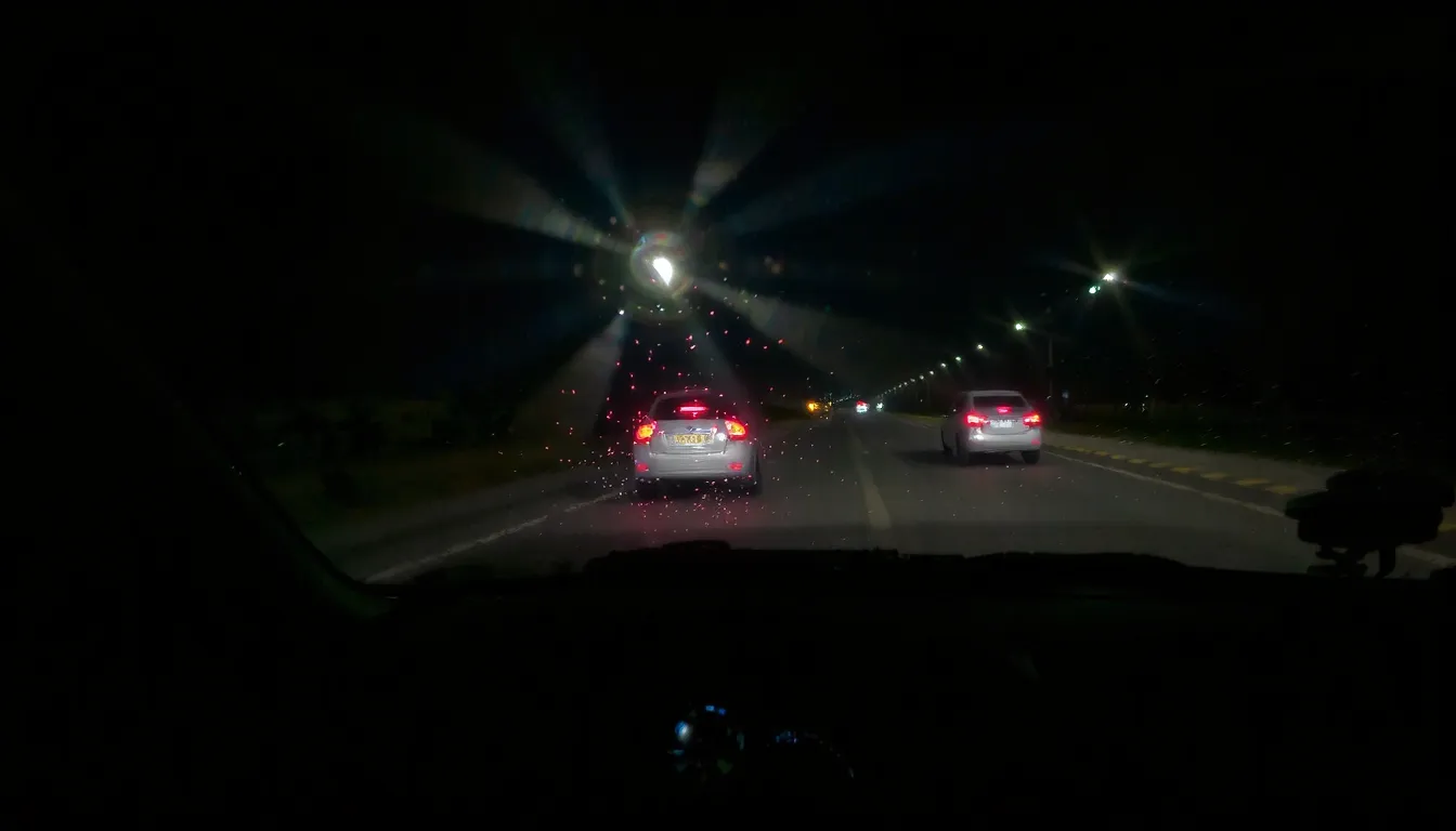 problème de vue la nuit en voiture